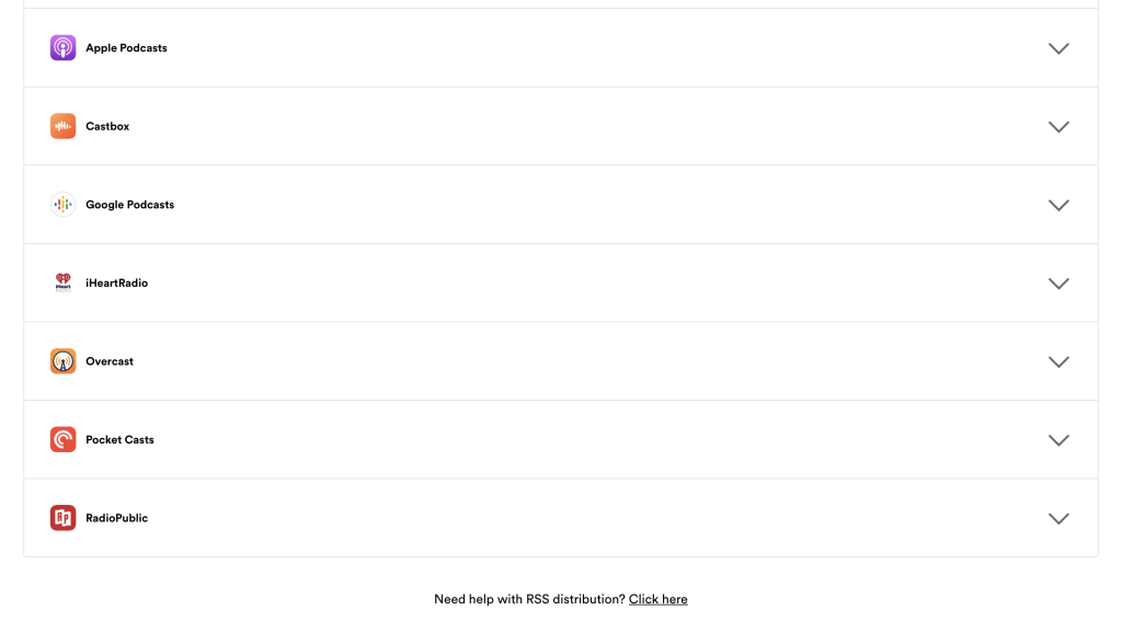 List of podcast channels that can be connected with Spotify for podcasters - Content Raj. Copyright © 2024 Yersong Digital Private Limited